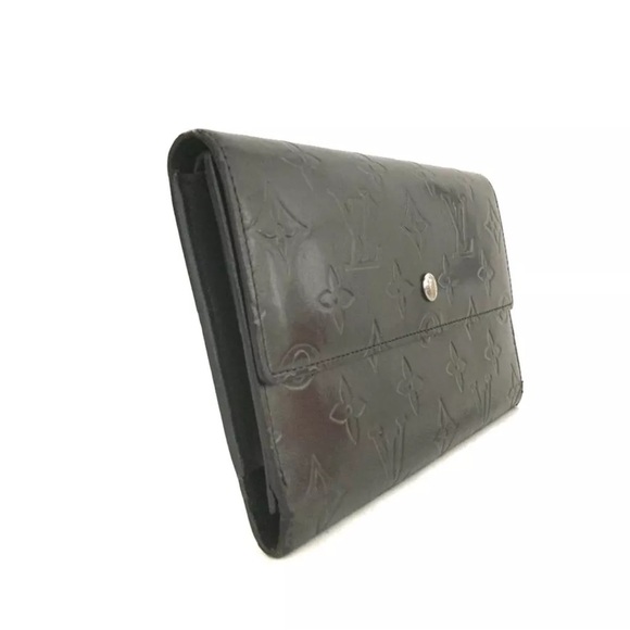 Authentic Louis Vuitton Monogram Mat Porte Tresor International Long Wallet - Picture 2 of 15